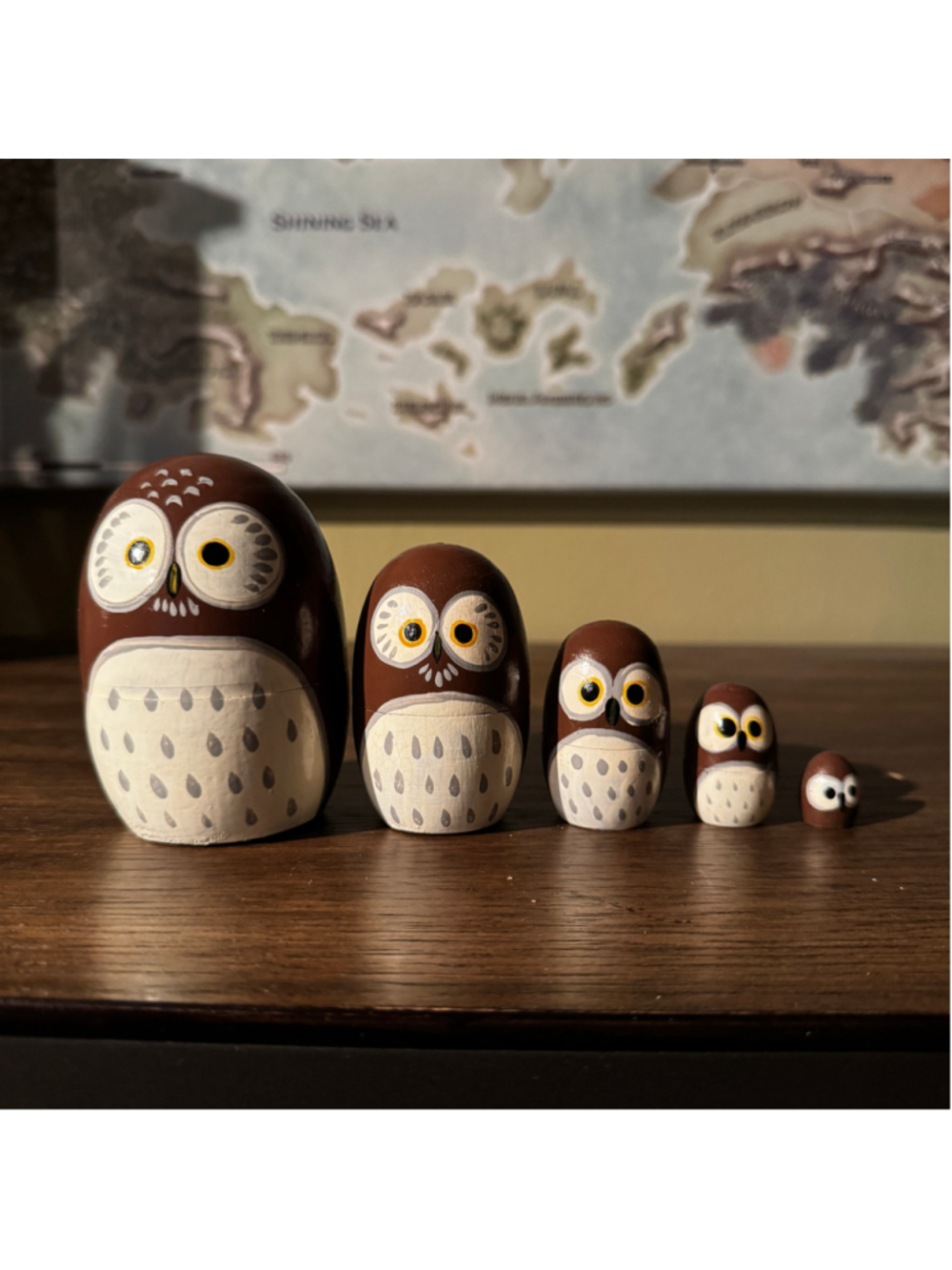 Vintage 2000s Y2K Twee Owl Nesting Dolls | NWT